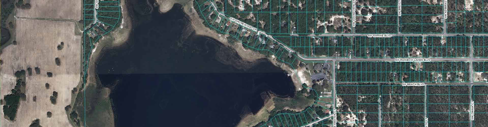 Rainbow Lakes Estate aerial image